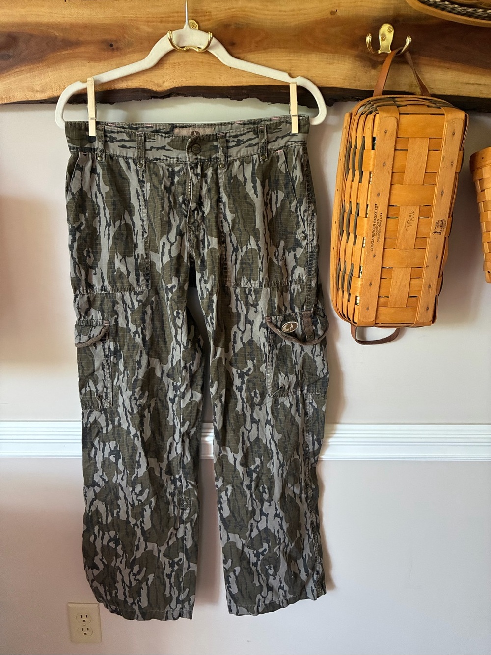 Vintage 90s Y2K Mossy Oak Bottomland Hunting Hiking Ripstop Cargo Pants 4